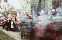 Туманные колонны Первомая