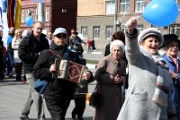 1 мая, да под гармошечку! (Ветераны труда, город Вологда)