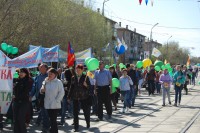  Первомай 2013. Шествие в городе Орск (Оренбургская область) 