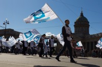 Представители партии "Трудовая Россия" участвуют в Первомайских мероприятиях (Санкт-Петербург)