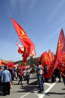 Красные флаги Первомая