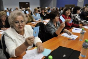 На съезде профсоюза работников текстильной и легкой промышленности говорили о тяжелых проблемах