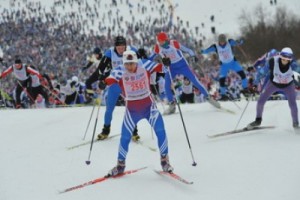 «Московская лыжня-2012» собрала 17 тысяч человек