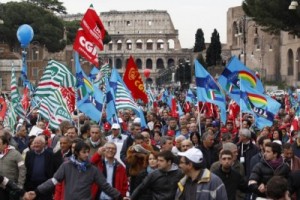 Профсоюзы Италии организовали массовый протест против пенсионной реформы