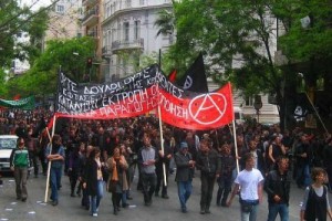 А в Греции протесты