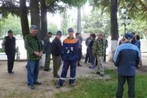 В столице Южной Осетии забастовали коммунальщики