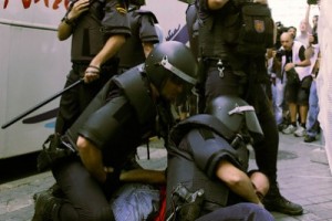 Крупная забастовка шахтеров в Мадриде закончилась столкновениями с полицией (фото)