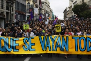 Один день - два протеста (Фото с акций в Греции и Испании)