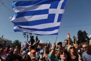 В Греции бастуют работники банков