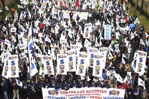 В Испании протестовали даже полицейские