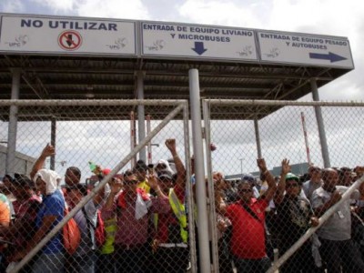 Расширение Панамского канала остановилось из-за забастовки