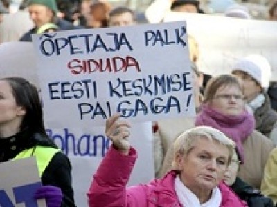 8 марта Эстония отметит забастовками, которые продлятся неделю