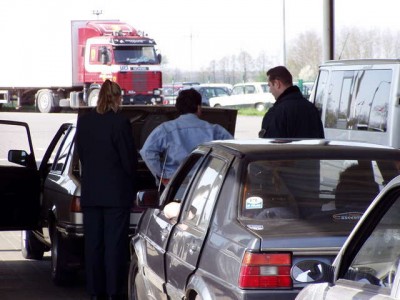 Польские таможенники начали предупредительную акцию протеста