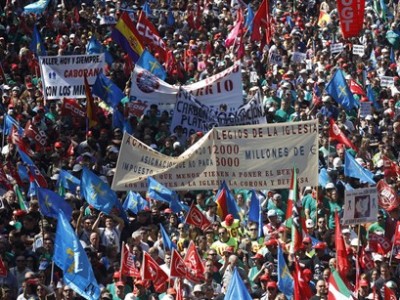 Шахтеры Испании прекратили голодать, но прекращать протест не намерены Шахтеры Испании прекратили голодать, но прекращать протест не намерены