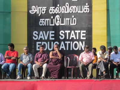 Марш протеста учителей завершился крупным митингом в Гайд-парке (ФОТО)