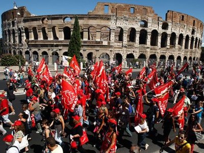 Забастовка транспортников в Италии набирает обороты