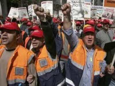 Греческие профсоюзы начинают серию масштабных забастовок