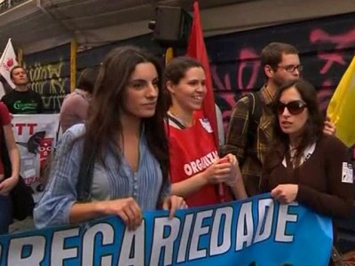 Профсоюзы вышли на улицы против 80 млрд евро