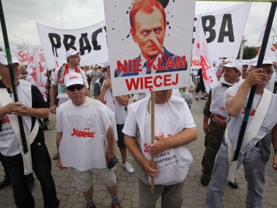Польская «Солидарность» вывела на улицы 50 тысяч человек