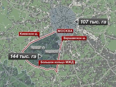 На расширение Москвы придется потратить большую часть столичных доходов.
