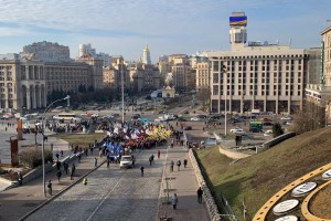 Силовики проводят обыски и выемку документов в Доме профсоюзов в Киеве