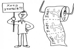 Учебный отпуск и испытательный срок