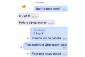 График работы