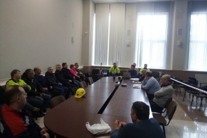 Собрание уполномоченных по охране труда провела профорганизация  ООО "СЛК Цемент"