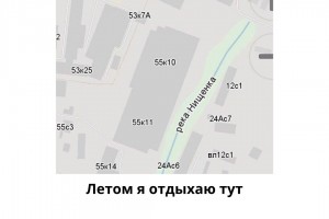 Летом я отдыхаю тут