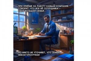 Сотрудники - одна большая семья...