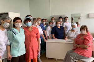 Первичка Похвистневой районной больницы поддержала акцию "За достойный труд!"