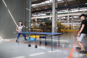 Иркутский авиазавод: настольный теннис без отрыва от производства