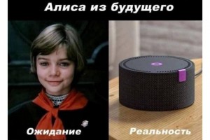 Алиса: ожидание vs реальность