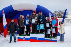 ВНИИ «Сигнал» провёл городские лыжные соревнования «Гонка четырех»