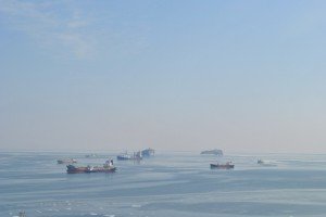 Все японские морские порты не работали из-за забастовки докеров