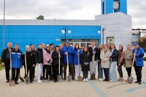 В Невинномысске профсоюз и администрация предприятия «Арнест»  провели масштабную эко-акцию