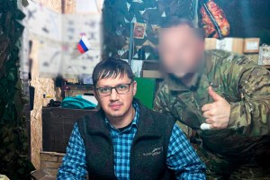 Работник Краснодарского филиала ФГУП «УВО Минтранса России» Павел Долотов совместно с волонтерами отвез в зону СВО гумпомощь