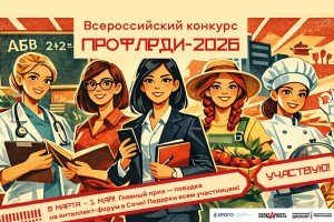 Стартовал Всероссийский конкурс «ПрофЛеди-2026»!