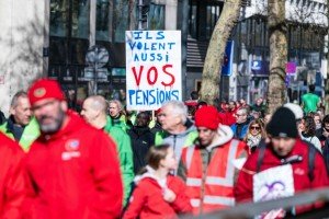 В Бельгии прошла всеобщая забастовка против правительственных реформ