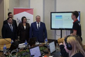 Профсоюзы посетили Ситуационный центр по общественному наблюдению за выборами. Фоторепортаж