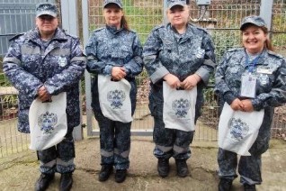 В Сочи женскую часть коллектива ведомственной охраны Минтранса России поздравили с 8 Марта