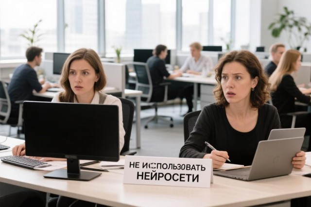 Каждая 13‑я компания в России ограничила пользование нейросетями для сотрудников