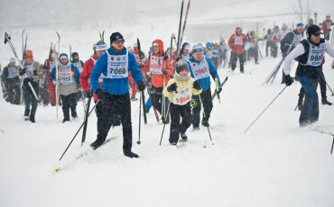 18 тысяч человек участвовали в «Московской лыжне - 2018»