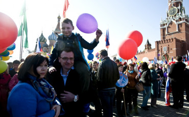 На высотных зданиях Москвы появятся видеопоздравления к 1 Мая