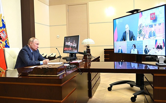 Путин: быстрое восстановление экономики сопровождается ростом инфляции