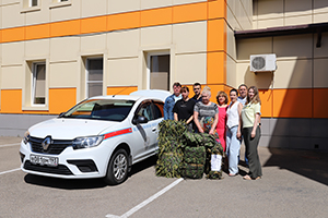 Краснодарский филиал ведомственной охраны Минтранса России изготовил свыше 500 кв. м маскировочных сетей для бойцов СВО