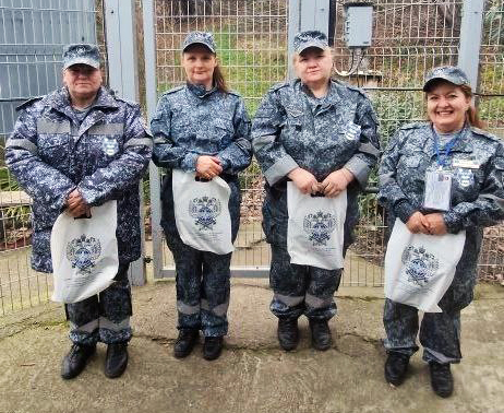 В Сочи женскую часть коллектива ведомственной охраны Минтранса России поздравили с 8 Марта