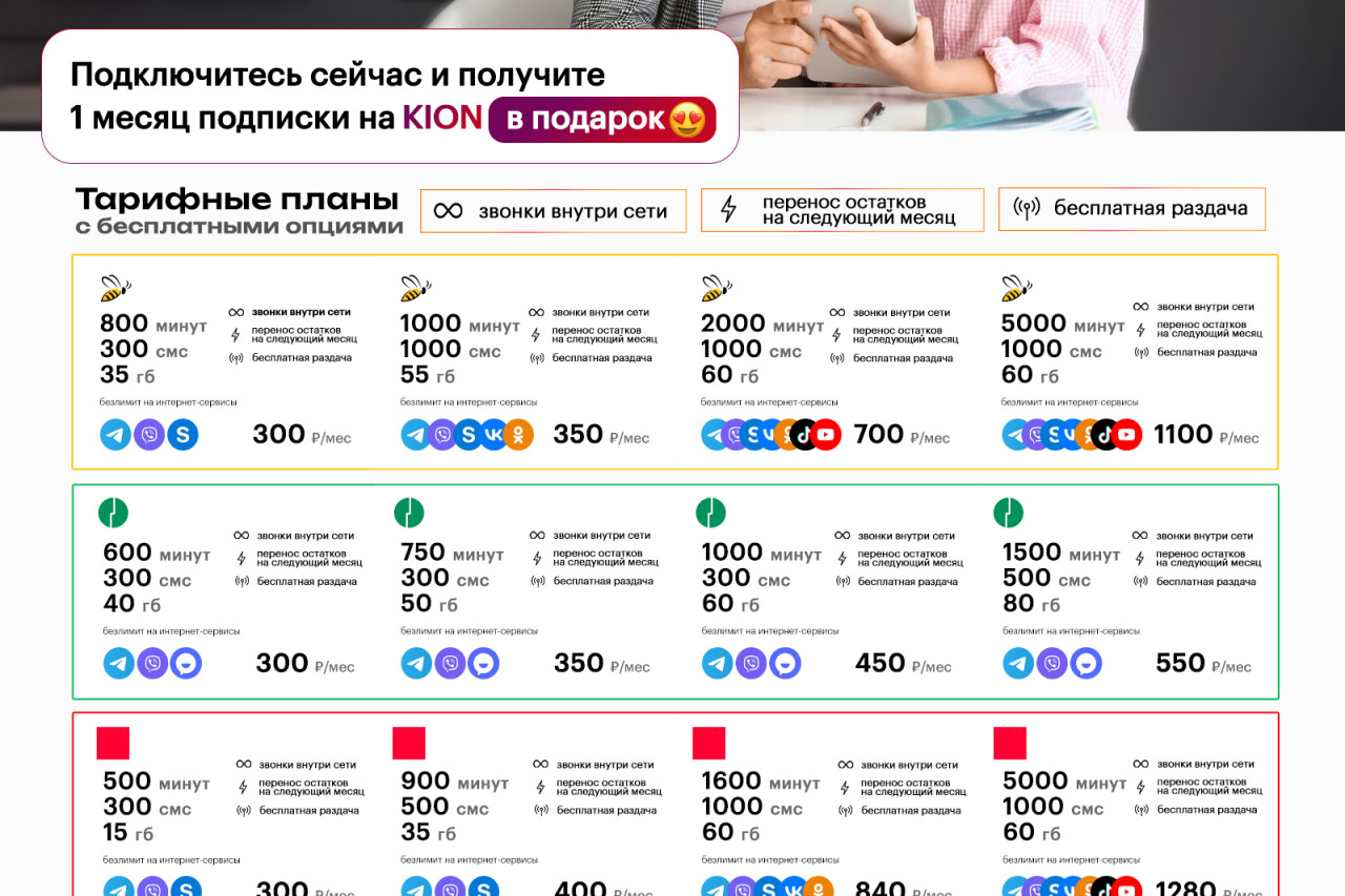 Тарифный план «Профсоюзный»