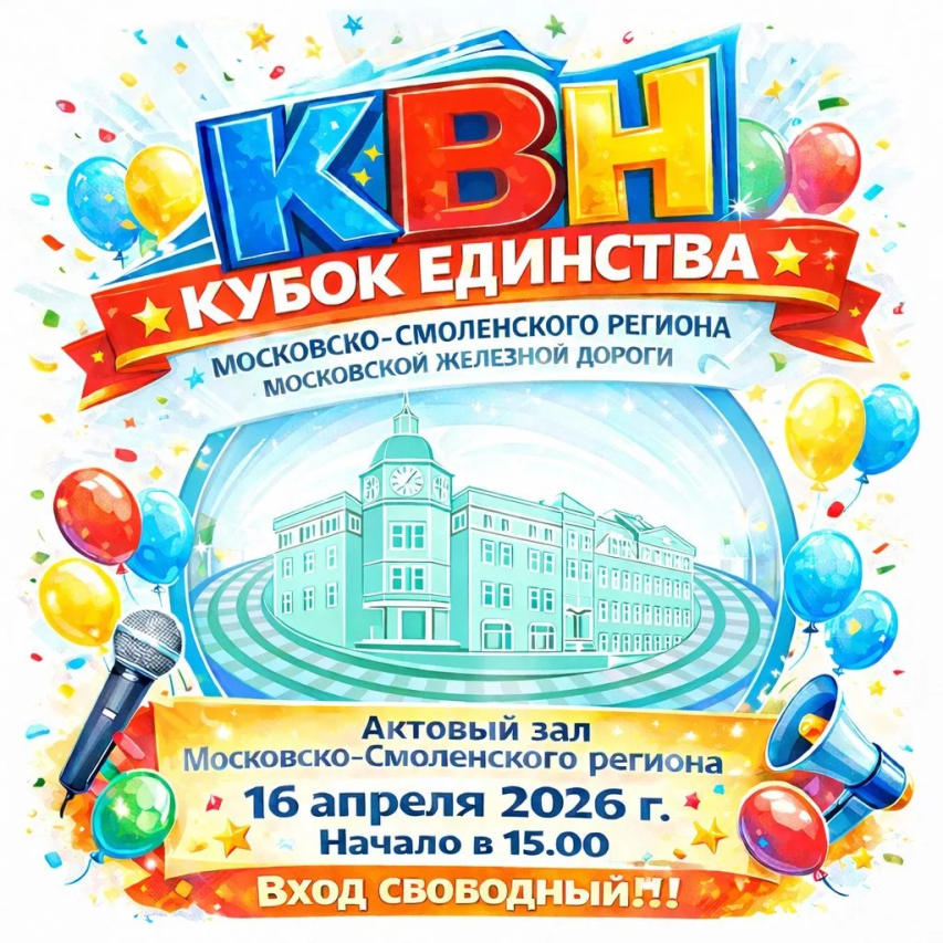 Конкурс КВН "Кубок Единства" под девизом РОСПРОФЖЕЛ: «Сила России - в единстве, сила Профсоюза - в людях!», посвящённый «Году единства народов России».