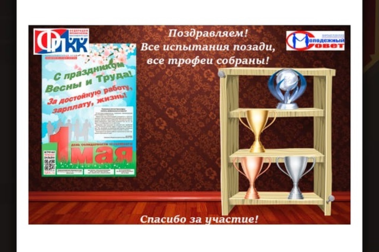Интеллектуальная online-игра «Первомайский умник – квест «Четыре комнаты»